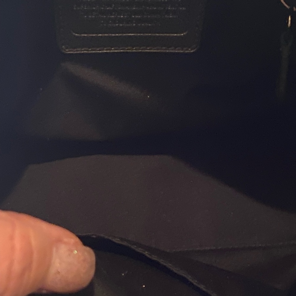 Coach Metallic Silver Bennett EUC - image 9